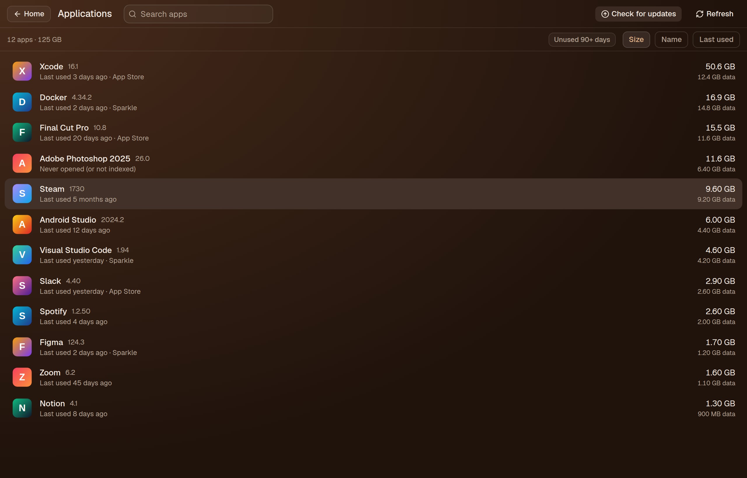 Applications (macOS)